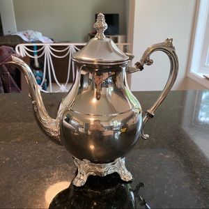 F B ROGERS SILVER TEA COFFEE POT